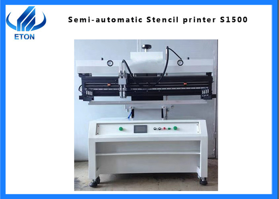 Machine semi-automatique de pinter de stenci dans la chaîne de production de SMT avec la lumière menée