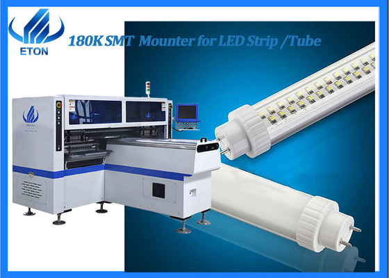 chaîne de production de lumière de la tête LED de placement de machine de transfert de tube de 1.2m LED double