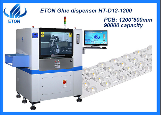 Machine de distributeur de colle de carte PCB des produits 1200*500mm de la capacité LED de SMT 90000