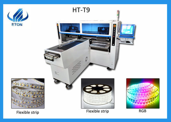 Double bras 68nozzles SMT linéaire magnétique Mounter pour la bande flexible