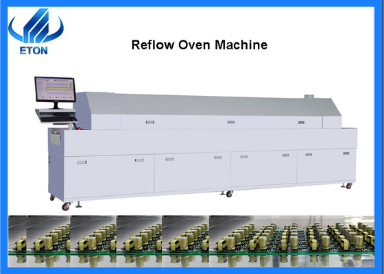 chauffage à air chaud d'Oven Smt Machine Upper 8 de ré-écoulement de 2000mm/Min SMT
