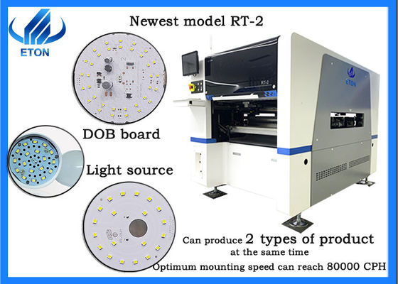 Machine d'Assemblée de carte PCB SMT de 20 de becs de SMT de support double rails du module deux de machine