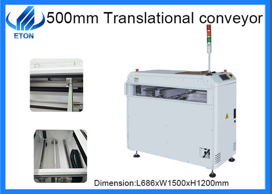 Convoyeur de translation de rail simple de la MACHINE 500mm de SMT