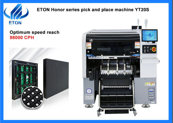 YT20S Monteur SMT pour puce ultra petite 0201 ~ 40 * 40mm puce grande gamme de composants plus large