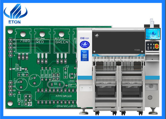 YT20S Machine de montage SMT 98000CPH 104 alimentateurs Machine de montage SMD automatique