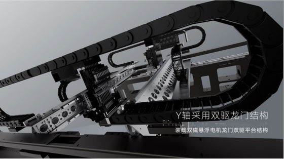 Machine de placement SMT à buse de précision 10 pour 0402 composants 220V alimentation et capacité 2080KG