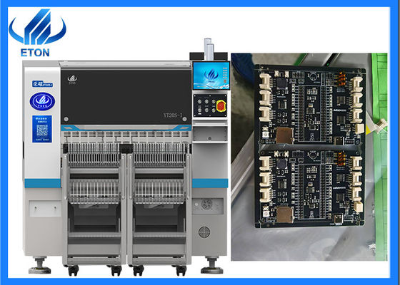 Vélosité personnalisable SMT Pick and Place Machine 20 fuseaux à double gantry plateau IC modulaire compatible
