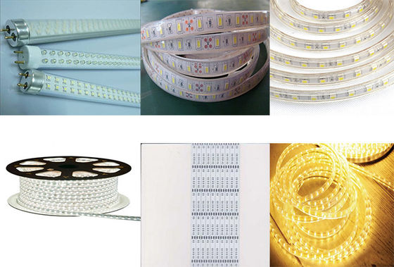 Machine de transfert à grande vitesse de 25w CPH pour la lumière flexible de tube de bande de LED