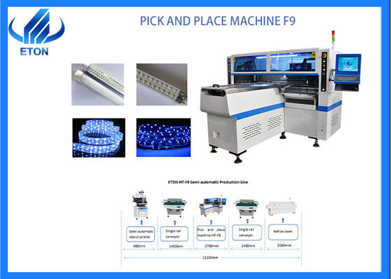 mounter à grande vitesse 250000CPH pour la machine magnétique menée d'ensemble de carte PCB de tube/panneau/moteur linéaire de bande