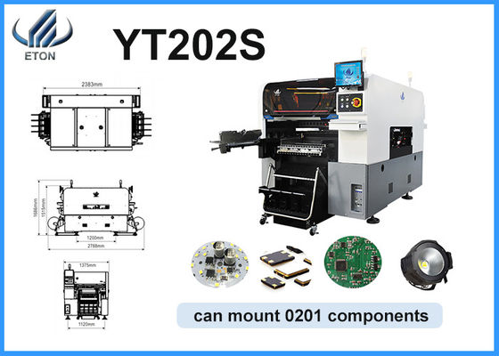 Chaîne de production de LED machine de transfert 80000 CPH pour 0201 composants