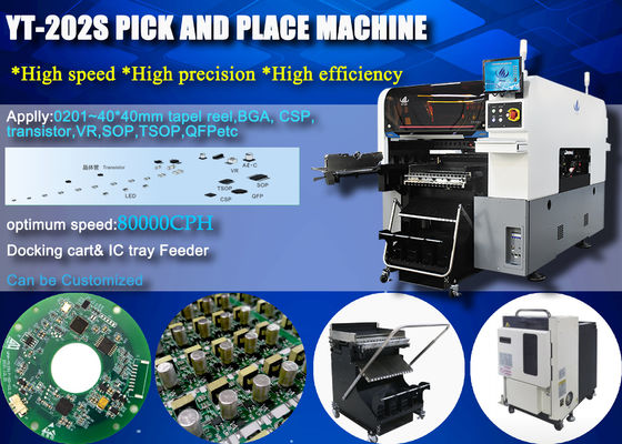La machine électronique intelligente de carte PCB Smt dans la ligne se réunissante légère menée la chaîne de production d'Assemblée de carte PCB de SMT 100%TESTED a fourni