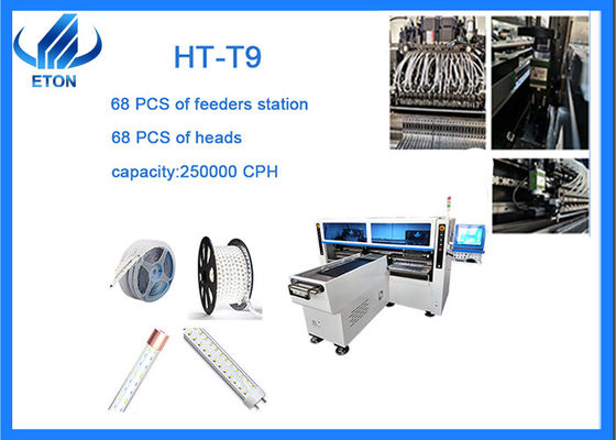 tube du mounter LED de smt faisant à station de conducteur de 68 PCS SMT à grande vitesse machine de transfert