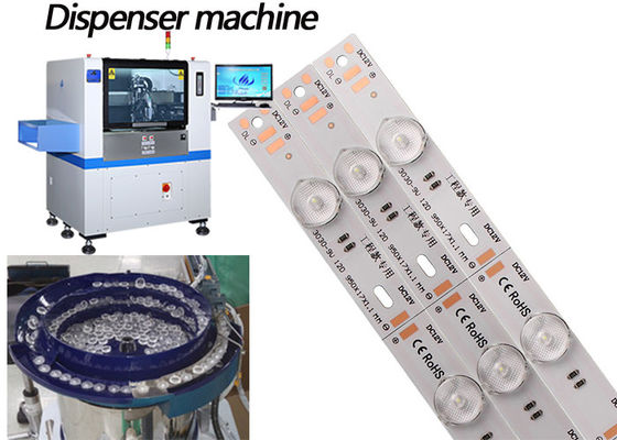 Longueur automatique de la machine 1800mm de distributeur de colle avec le système de positionnement de CCD