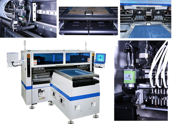 La machine d'endroit de sélection de SIRA Double Rail SMT quatre groupes de placement dirige 136 stations de conducteur