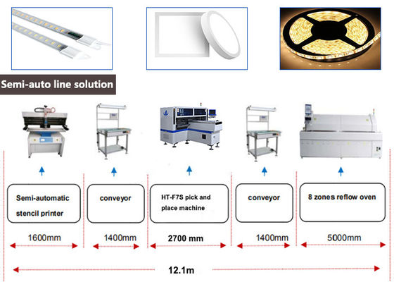 Double voyant de la capacité LED des bras 180000 faisant à SMT la machine de transfert