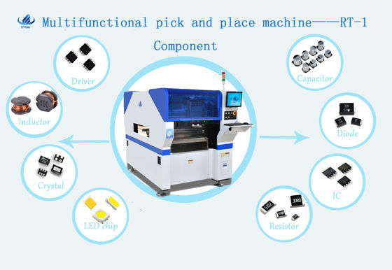 Précision multifonctionnelle de personnalisation personnelle haute 40000 CPH SMT LED faisant la machine